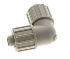20x13mm PP Elbow Compression Fitting 10 bar PVC and PA