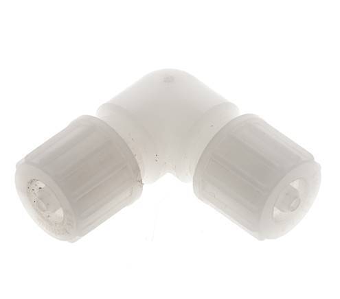 10x4mm PVDF Elbow Compression Fitting 10 bar PVC and PA