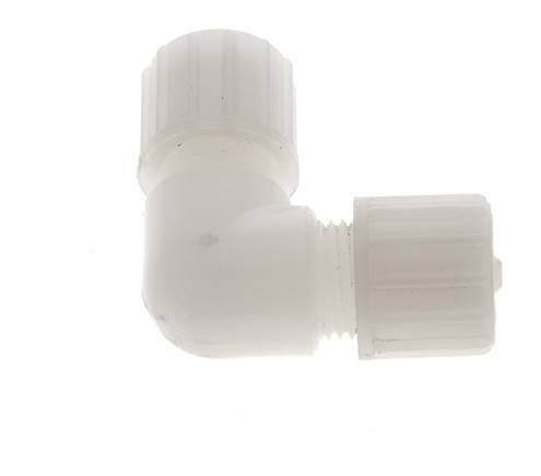 10x4mm PVDF Elbow Compression Fitting 10 bar PVC and PA