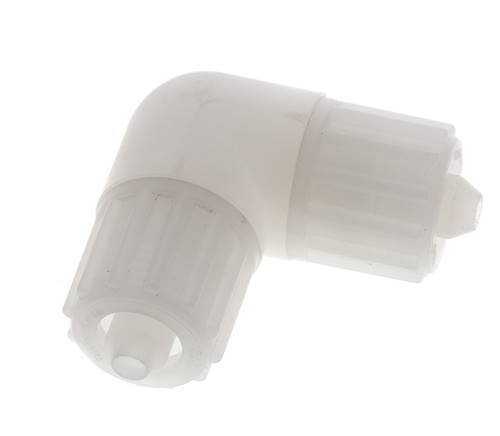12x6mm PVDF Elbow Compression Fitting 10 bar PVC and PA