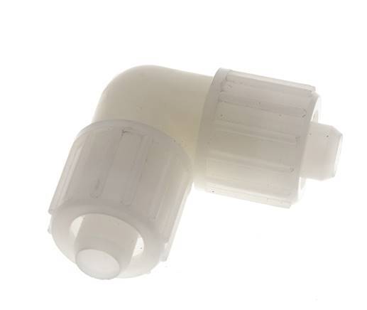20x13mm PVDF Elbow Compression Fitting 10 bar PVC and PA