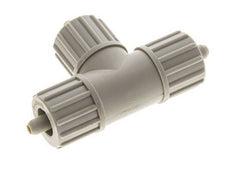 10x4mm PP T-Shape Tee Compression Fitting 10 bar PVC and PA