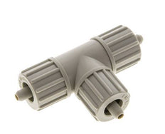 10x4mm PP T-Shape Tee Compression Fitting 10 bar PVC and PA