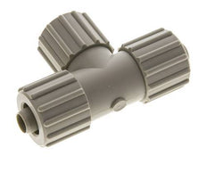 15x9mm PP T-Shape Tee Compression Fitting 10 bar PVC and PA
