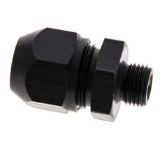 7x4mm & G1/8'' Aluminum Straight Compression Fitting with Male Threads 10 bar PVC and PA