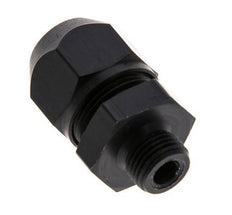 7x4mm & G1/8'' Aluminum Straight Compression Fitting with Male Threads 10 bar PVC and PA