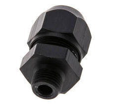 7x4mm & G1/8'' Aluminum Straight Compression Fitting with Male Threads 10 bar PVC and PA