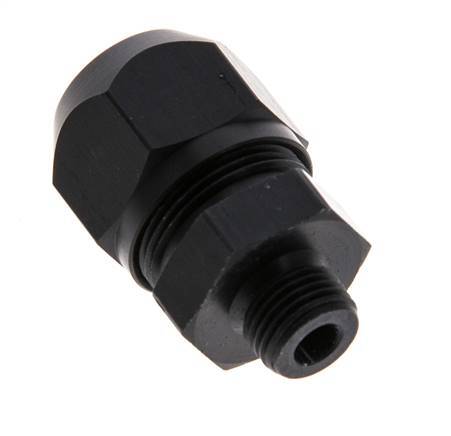 9x6mm & G1/8'' Aluminum Straight Compression Fitting with Male Threads 10 bar PVC and PA