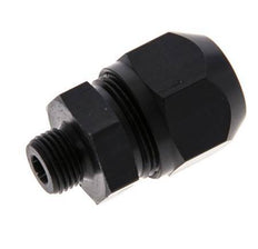 9x6mm & G1/8'' Aluminum Straight Compression Fitting with Male Threads 10 bar PVC and PA