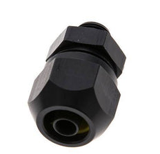 9x6mm & G1/8'' Aluminum Straight Compression Fitting with Male Threads 10 bar PVC and PA