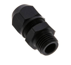 7x4mm & G1/4'' Aluminum Straight Compression Fitting with Male Threads 10 bar PVC and PA