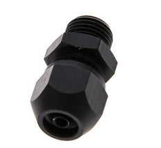 7x4mm & G1/4'' Aluminum Straight Compression Fitting with Male Threads 10 bar PVC and PA