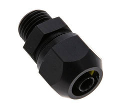 9x6mm & G1/4'' Aluminum Straight Compression Fitting with Male Threads 10 bar PVC and PA