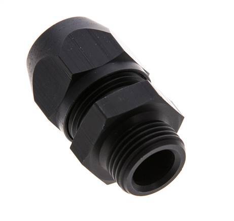 12x9mm & G3/8'' Aluminum Straight Compression Fitting with Male Threads 10 bar PVC and PA