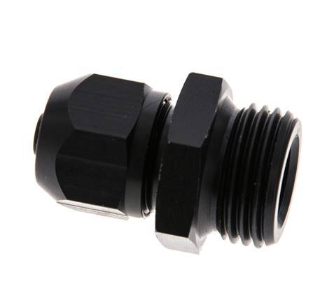 9x6mm & G1/2'' Aluminum Straight Compression Fitting with Male Threads 10 bar PVC and PA