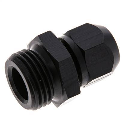 9x6mm & G1/2'' Aluminum Straight Compression Fitting with Male Threads 10 bar PVC and PA