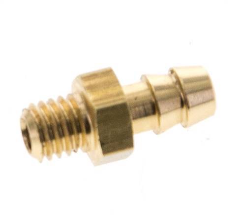 4 mm & M5 Brass Hose Barb Male [10 Pieces]