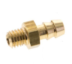 4 mm & M5 Brass Hose Barb Male [10 Pieces]