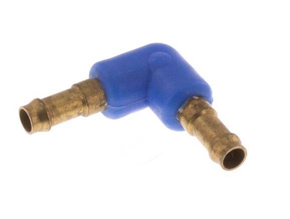 3 mm Brass/Plastic Elbow Hose Connector [2 Pieces]