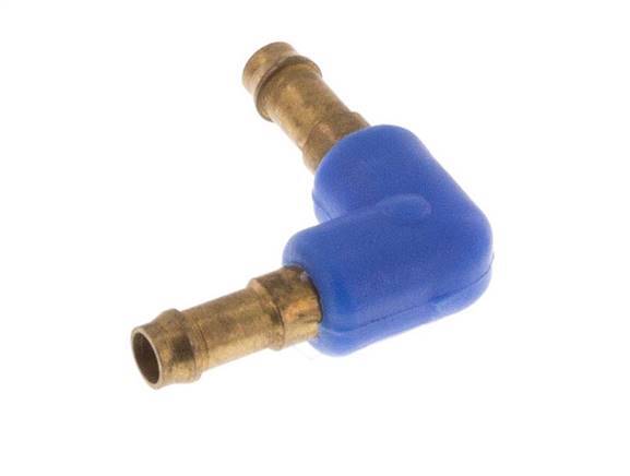 3 mm Brass/Plastic Elbow Hose Connector [2 Pieces]