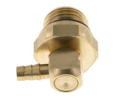 4 mm & G1/4'' Brass Elbow Hose Barb with Male Threads NBR Rotatable