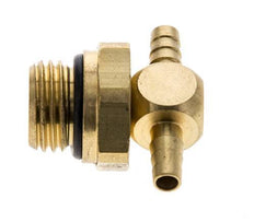 4 mm & G1/4'' Brass Tee Hose Barb with Male Threads NBR
