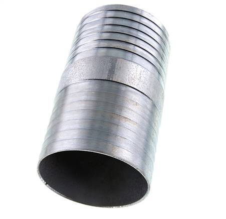100 mm (4'') zink plated Steel Hose Connector