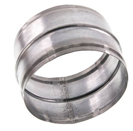 125 mm (5'') zink plated Steel Hose Connector