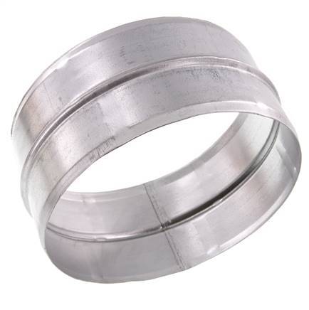 150 mm (6'') zink plated Steel Hose Connector