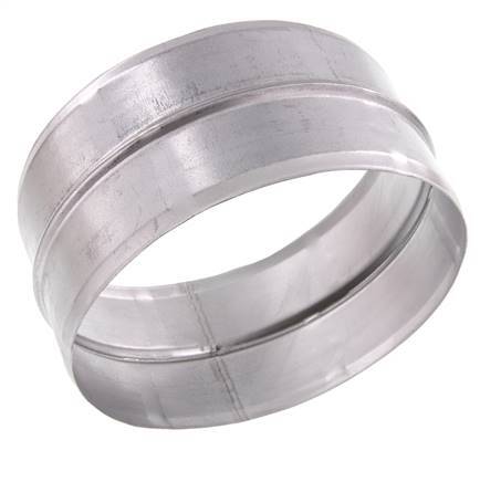 150 mm (6'') zink plated Steel Hose Connector