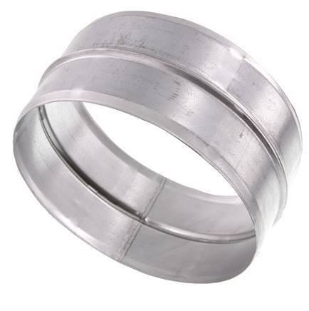 150 mm (6'') zink plated Steel Hose Connector