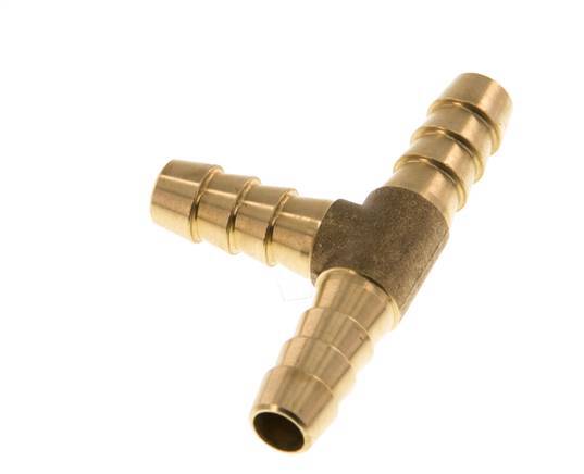 8 mm (5/16'') Brass Tee Hose Connector [2 Pieces]