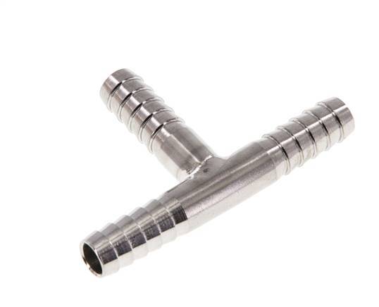 6 mm (1/4'') Stainless Steel 1.4301 Tee Hose Connector [2 Pieces]