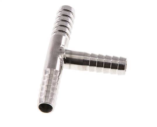 6 mm (1/4'') Stainless Steel 1.4301 Tee Hose Connector [2 Pieces]