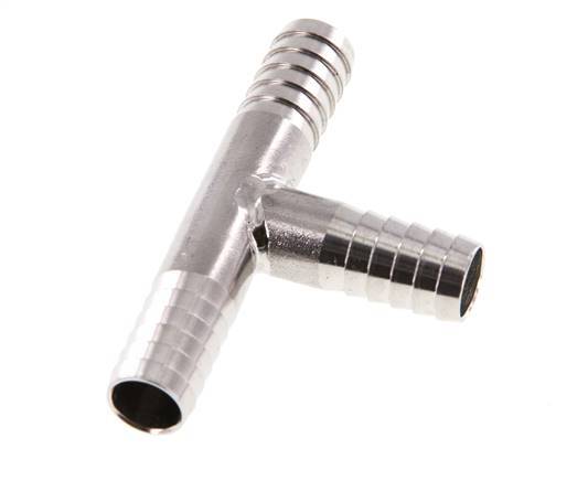 9 mm (3/8'') Stainless Steel 1.4301 Tee Hose Connector