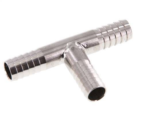 9 mm (3/8'') Stainless Steel 1.4301 Tee Hose Connector