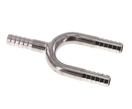 6 mm (1/4'') Stainless Steel 1.4301 Y Hose Connector