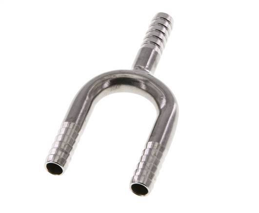 6 mm (1/4'') Stainless Steel 1.4301 Y Hose Connector