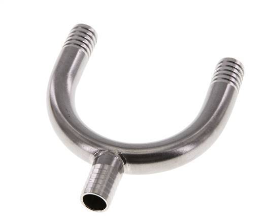13 mm (1/2'') Stainless Steel 1.4301 Y Hose Connector