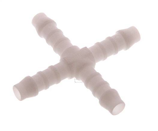 6 mm (1/4'') POM Cross Hose Connector [5 Pieces]