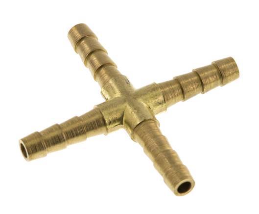 5 mm Brass Cross Hose Connector [2 Pieces]