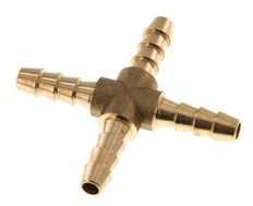 6 mm (1/4'') Brass Cross Hose Connector [2 Pieces]