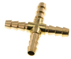 8 mm (5/16'') Brass Cross Hose Connector [2 Pieces]