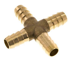 13 mm (1/2'') Brass Cross Hose Connector
