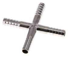 6 mm (1/4'') Stainless Steel 1.4301 Cross Hose Connector