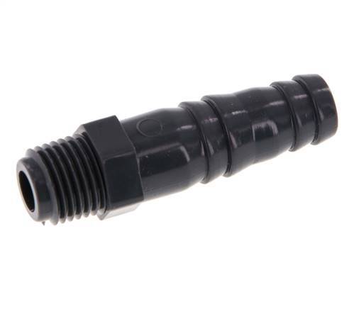 12 mm & G1/4'' PVC-U Hose Barb Male 53mm EN 1452-3 [2 Pieces]