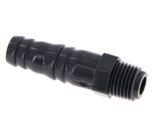 12 mm & G1/4'' PVC-U Hose Barb Male 53mm EN 1452-3 [2 Pieces]