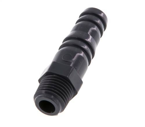 12 mm & G1/4'' PVC-U Hose Barb Male 53mm EN 1452-3 [2 Pieces]