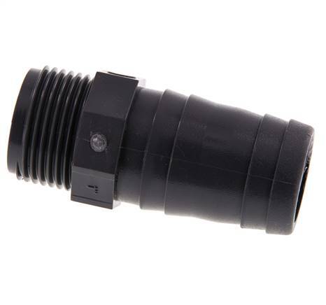 32 mm (1-1/4'') & G1'' PVC-U Hose Barb Male 80mm EN 1452-3 [5 Pieces]