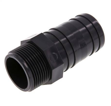 40 mm & G1-1/4'' PVC-U Hose Barb Male 92mm EN 1452-3 [2 Pieces]